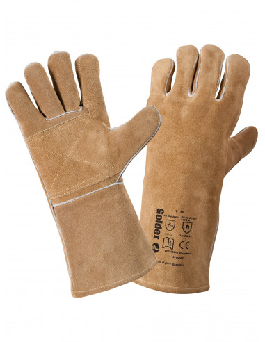 Gants de protection en cuir pour soudure